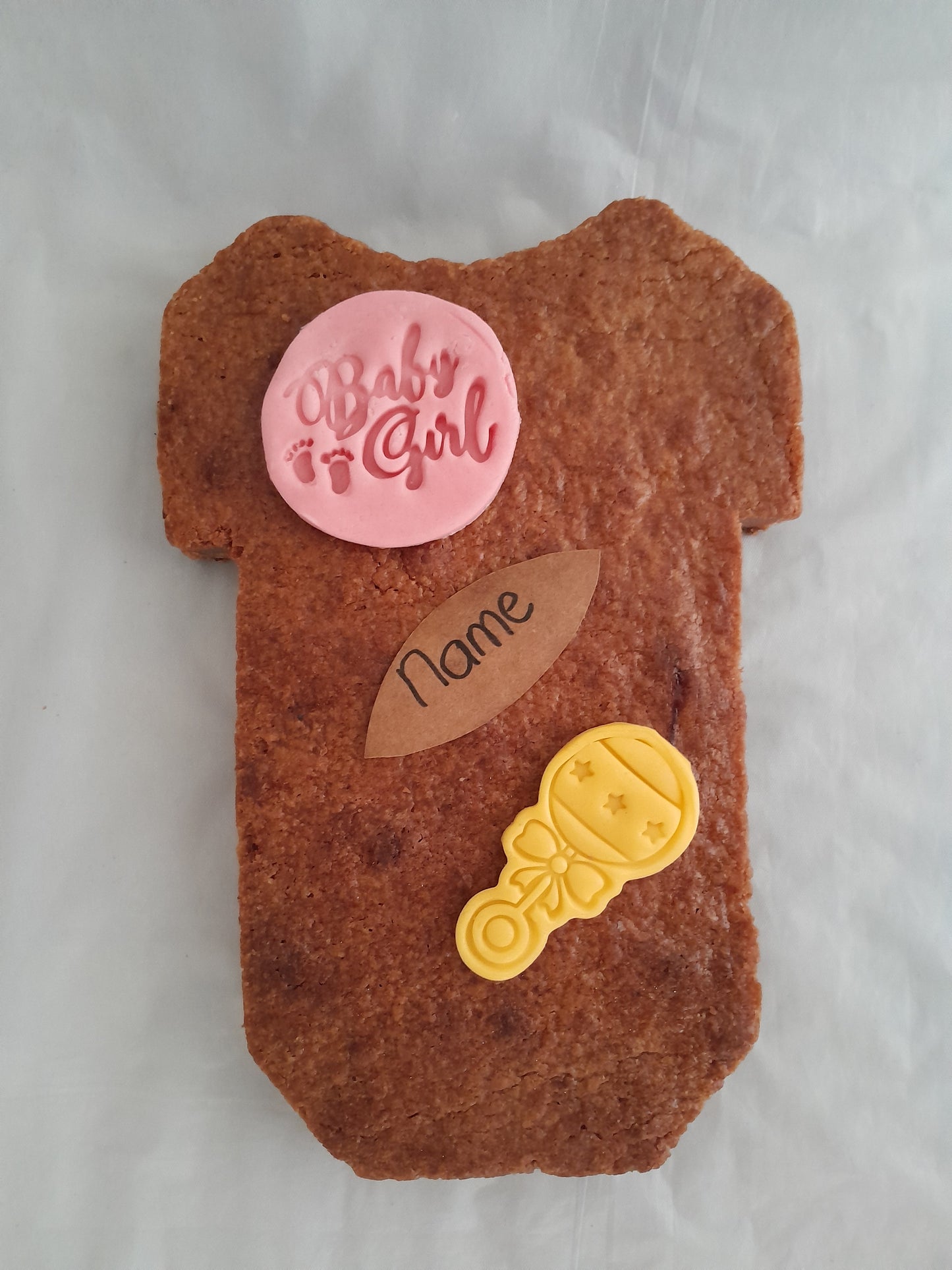 Brownie Romper Baby Girl