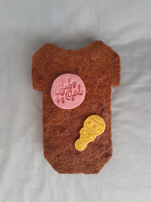 Brownie Romper Baby Girl